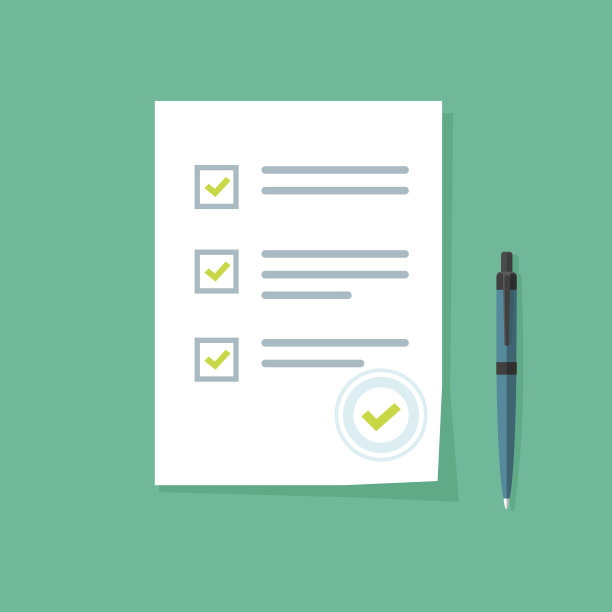 问卷形式图标向量，考试成绩良好，小测验，面试评估图片下载