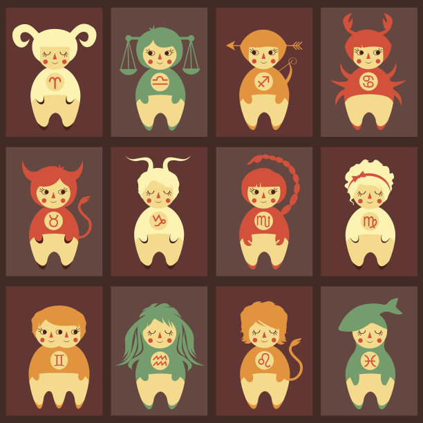 十二生肖星座标志图片下载