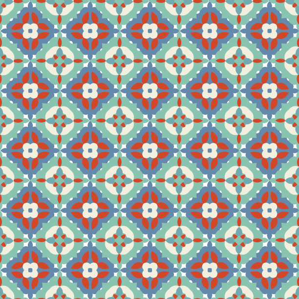 无缝几何背景-插图图片下载