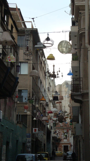 灯的街道图片下载