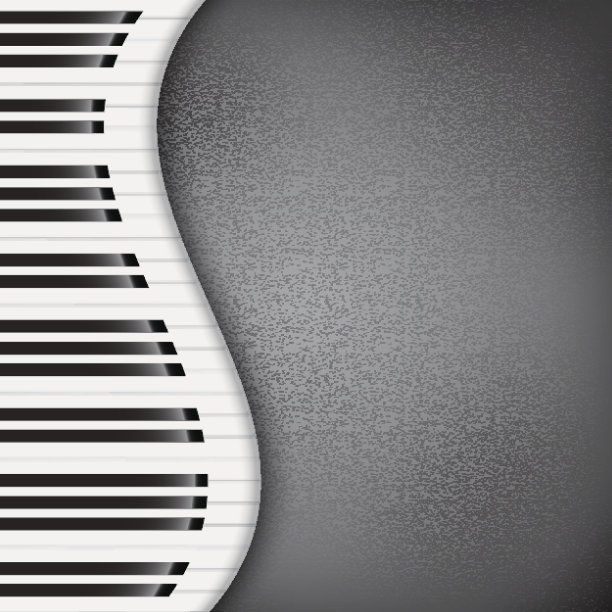 背景与钢琴键图片下载