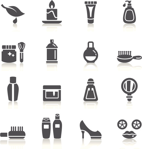 美丽和化妆品图标图片下载