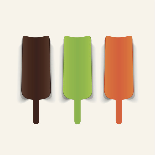 真实的纸贴纸:爱斯基摩派图片下载