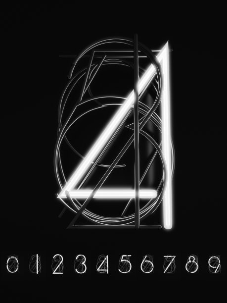 黑白图形。三维演示图片下载