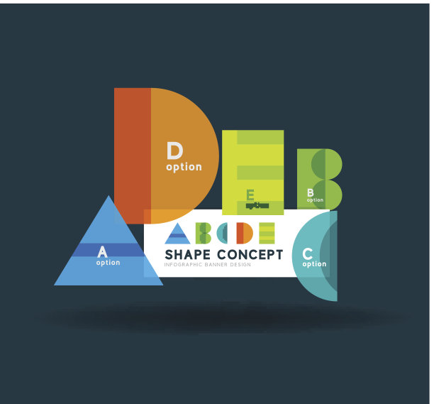 商业图形信息图表布局图片下载