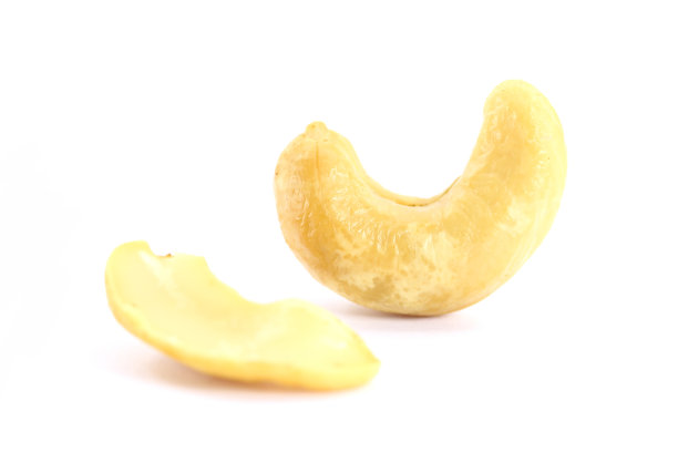 几个腰果，孤立在白色图片下载