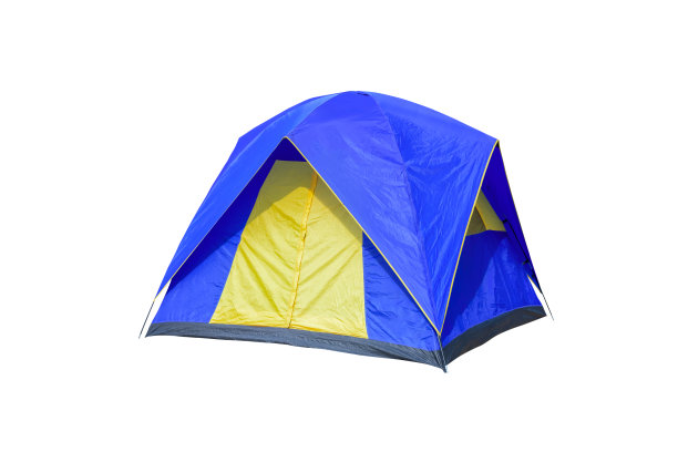 帐篷孤立在白色之上，这里有剪接路径。图片下载