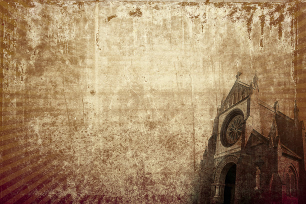 教堂复古背景(水平)图片下载