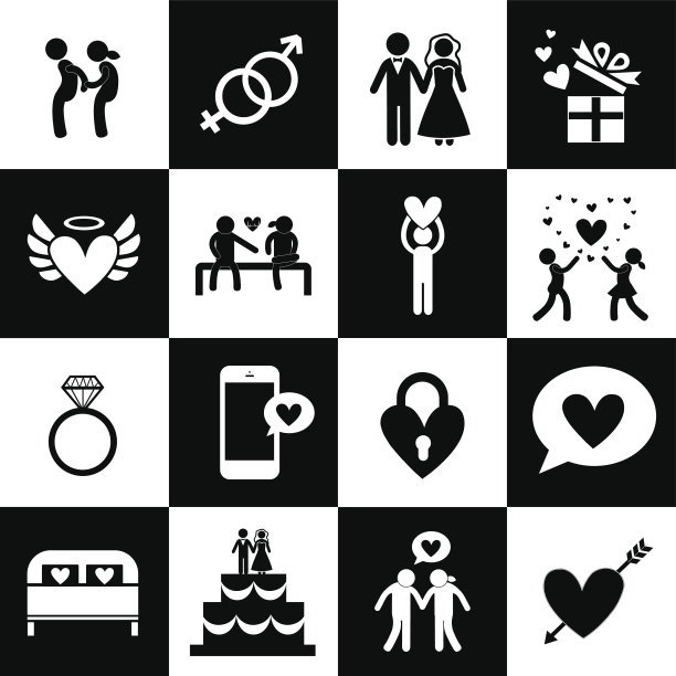 情人节和婚礼的象征图片下载