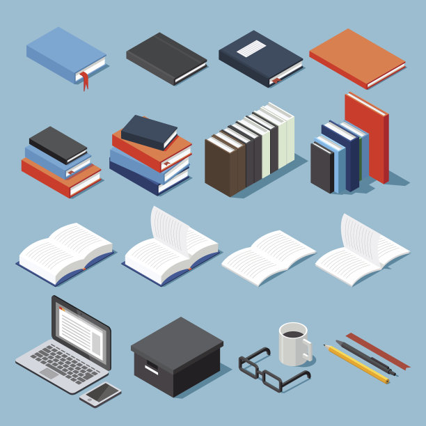 等距办公设备图片下载