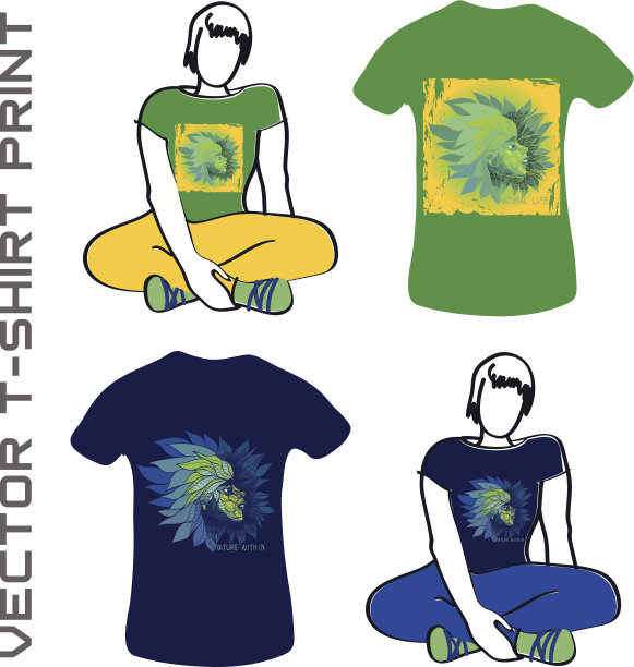 绿叶中的女孩图片下载