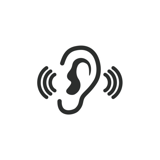 耳朵图标。图片下载