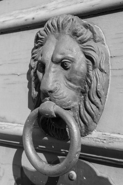 狮子门环图片下载