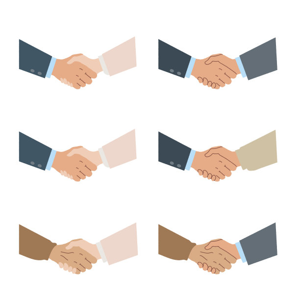 握手插图图片下载