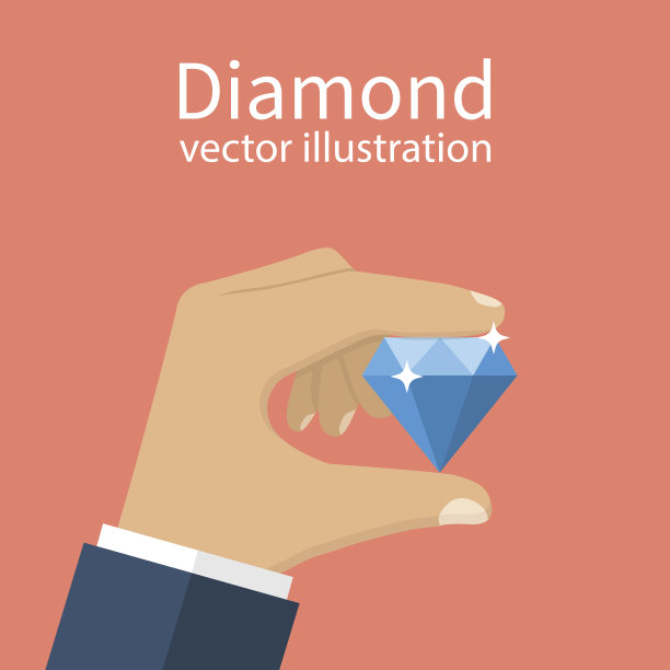 手拿着钻石。图片下载