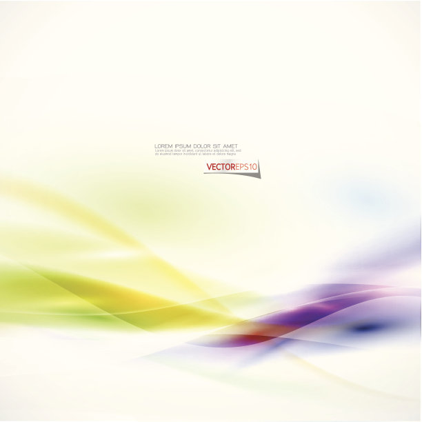 抽象流畅的彩色流背景，矢量插图图片下载