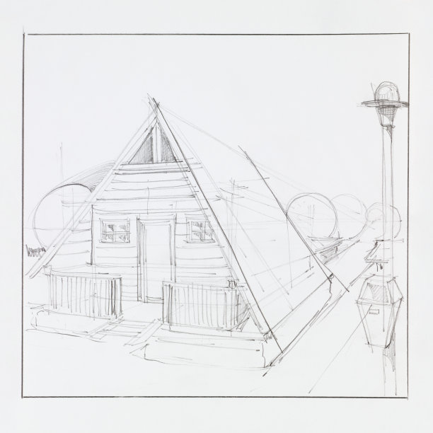 露营的房子素材图片