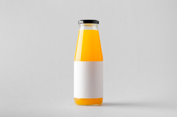 果汁瓶模型-空白标签图片下载