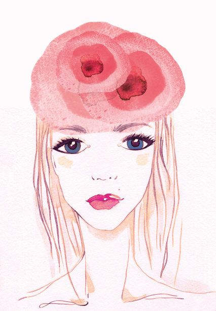 时尚的女孩图片下载