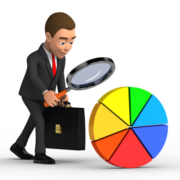 商人图表分析图片下载