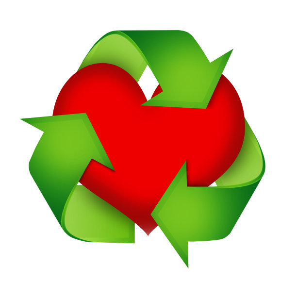 红心标志回收图片下载