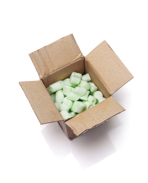 在白色背景上打开纸板箱图片下载