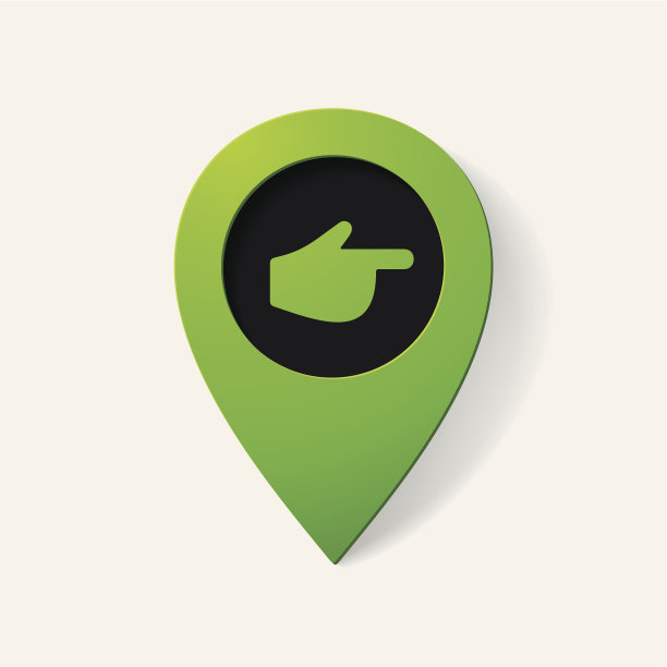 现实色彩指针:手指向右图片下载