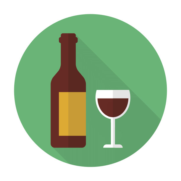 一杯和一瓶葡萄酒图片下载