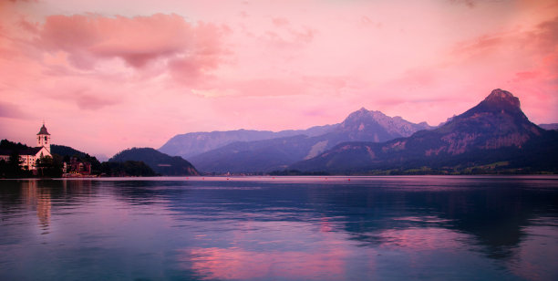 沃尔夫冈西湖上奥特里亚图片下载