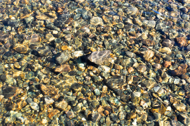河卵石的背景。图片下载