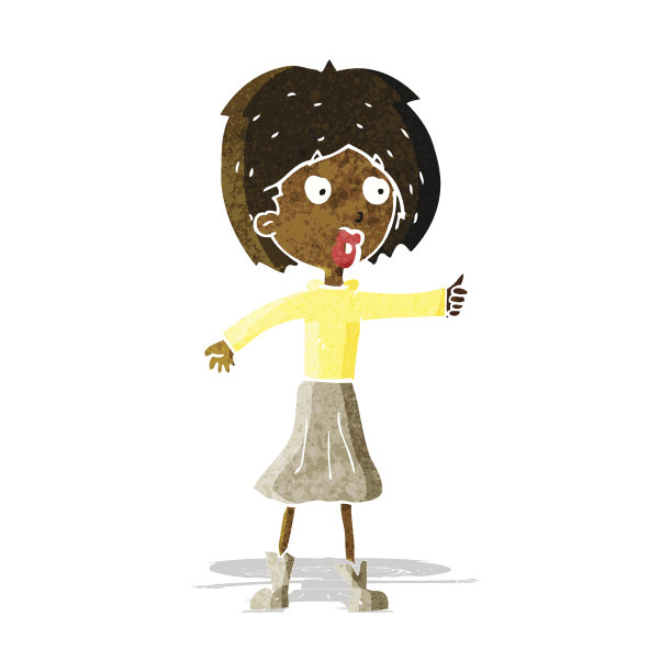 卡通的女人图片下载