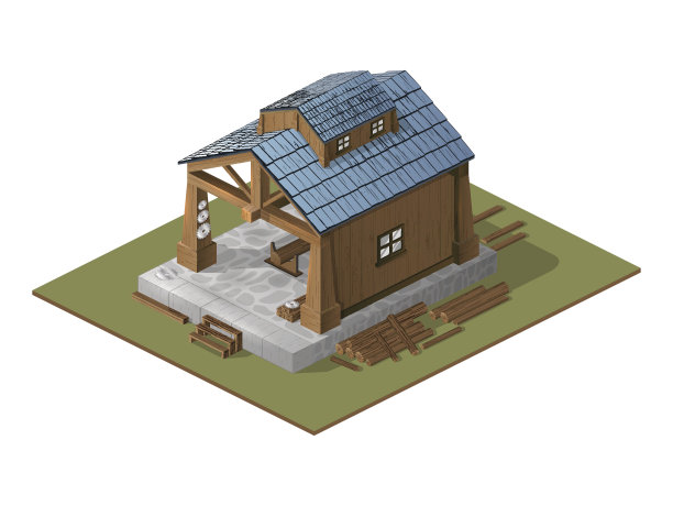 矢量插画工作室。图片下载