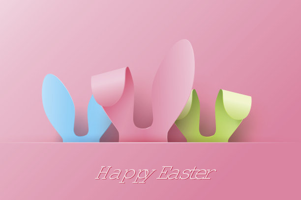 矢量复活节快乐贺卡图片下载