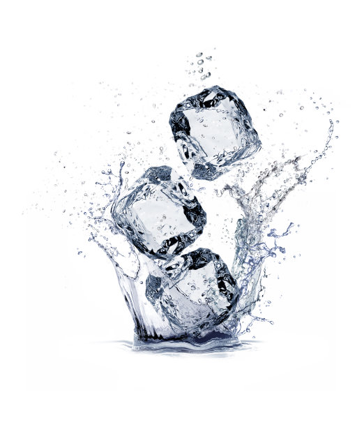 水花和冰块图片下载