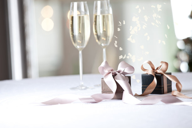 奢华礼品的形象。素材图片