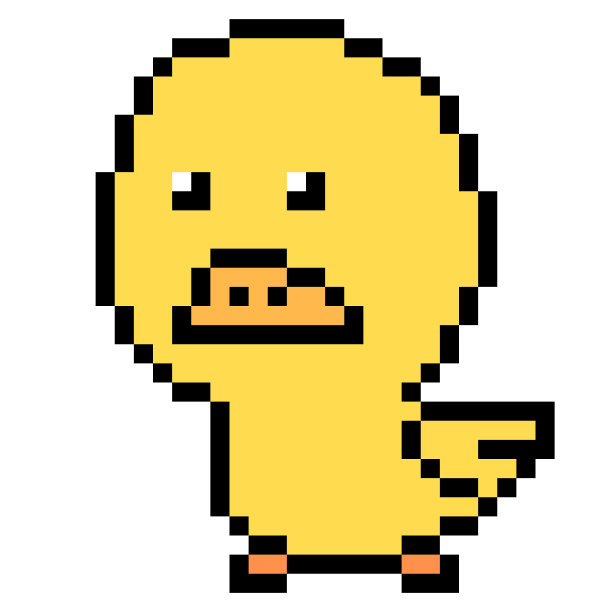 插图设计像素艺术鸡图片下载