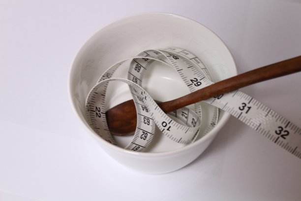 卷尺与饮食图片下载
