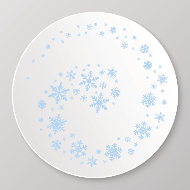 冬天的装饰板材。图片下载