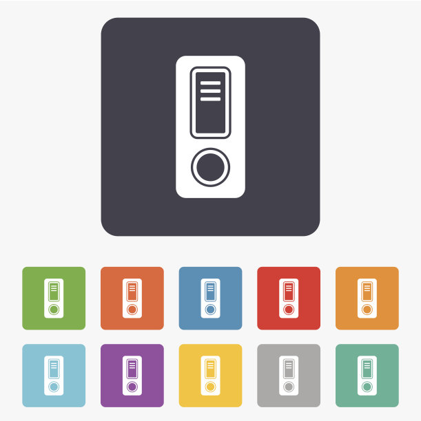 文档文件夹的迹象。会计粘合剂的象征。图片下载