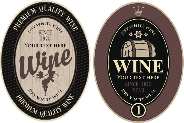 葡萄酒的标签图片下载