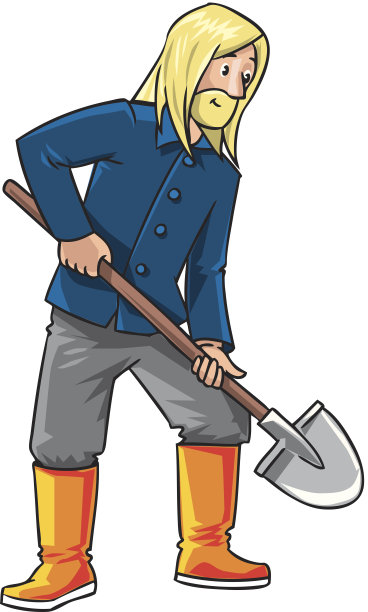 儿童矢量插图的园丁图片下载