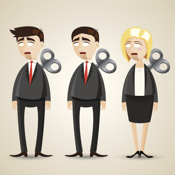 卡通机器人商人图片下载