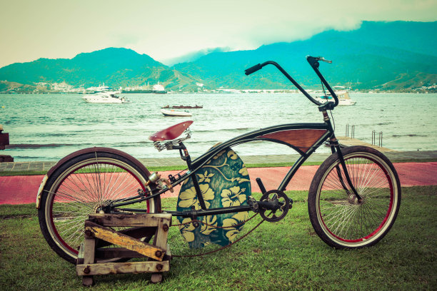 自行车的复古图片下载