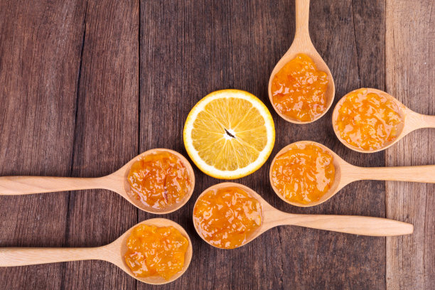 鲜橙配果酱图片下载