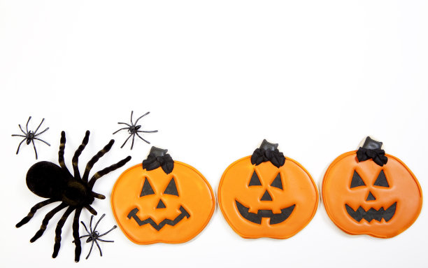 万圣节饼干背景图片下载