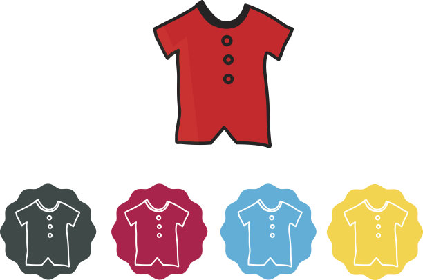 儿童服装草图图片下载