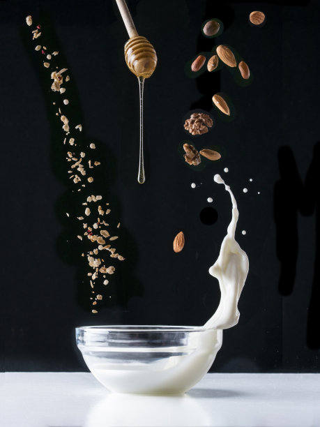 飞行健康早餐配料图片下载