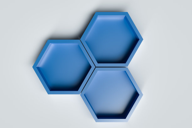 六角抽象背景图片下载