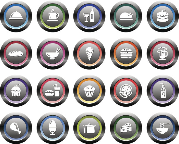 食物和饮料图标图片下载