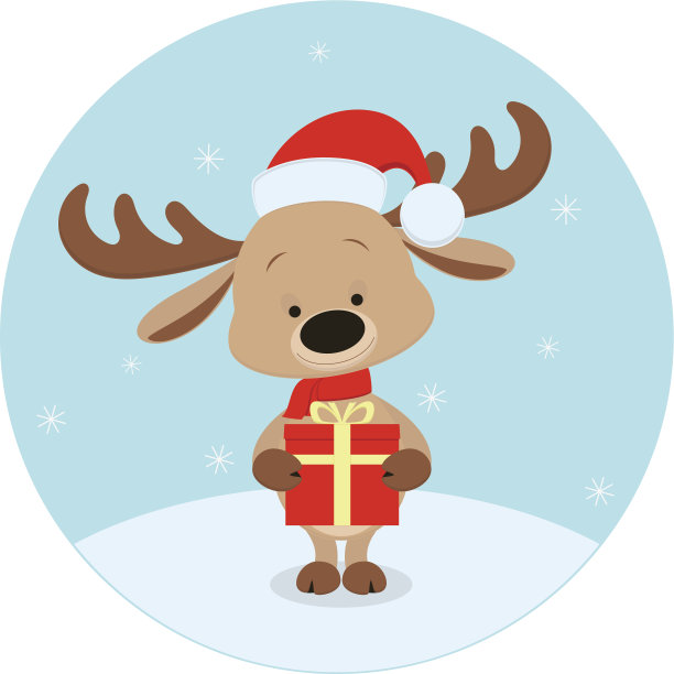 卡通可爱的鹿图片下载